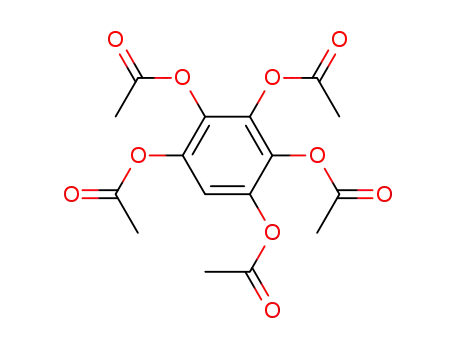 Molecular Structure of 22384-13-0 (1,2,3,4,5-Pentaacetoxybenzene)