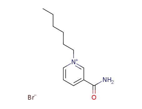 Pyridinium, 3-(aminocarbonyl)-1-hexyl-,bromide (1:1)