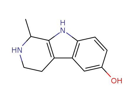 1H-Pyrido[3,4-b]indol-6-ol,2,3,4,9-tetrahydro-1-methyl- cas  3000-36-0