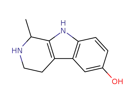 Molecular Structure of 3000-36-0 (6-hydroxy-1-methyltryptoline)