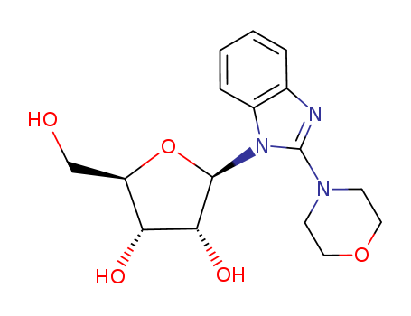 1H-Benzimidazole,2-(4-morpholinyl)-1-b-D-ribofuranosyl-