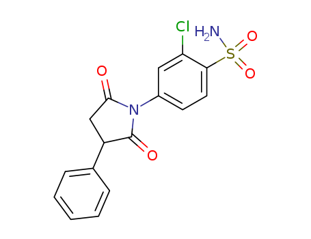 2-CHLORO-4-(2,5-DIOXO-3-PHENYL-1-PYRROLIDINYL)BENZENESULFONAMIDE