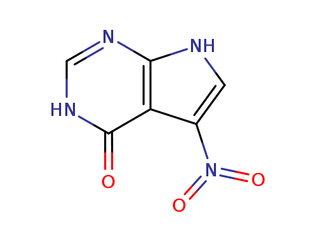 4H-Pyrrolo[2,3-d]pyrimidin-4-one,3,7-dihydro-5-nitro- cas  22277-00-5