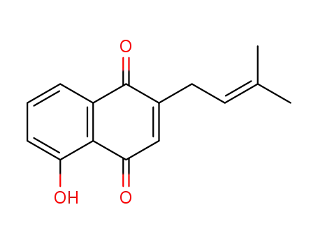 8-hydroxy-3-(3-methylbut-2-enyl)-1,4-naphthoquinone