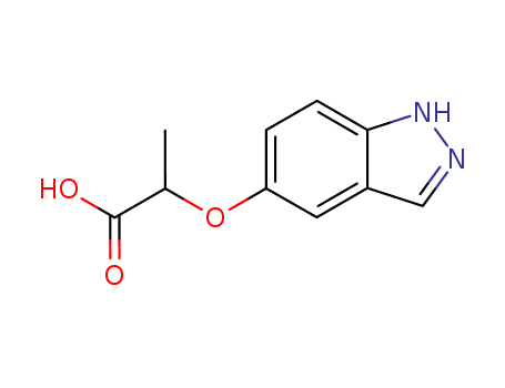 Propanoic acid,2-(1H-indazol-5-yloxy)-