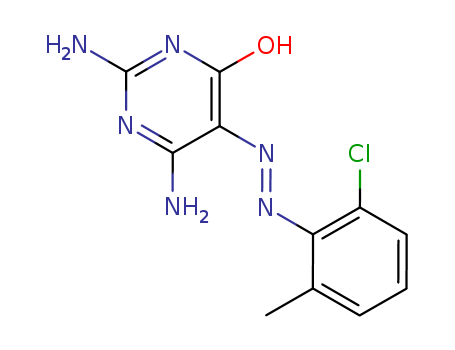 4(3H)-Pyrimidinone,2,6-diamino-5-[2-(2-chloro-6-methylphenyl)diazenyl]- cas  30189-08-3