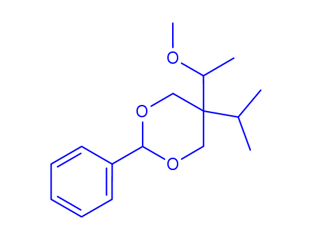 5β-Isopropyl-5α-(1-methoxyethyl)-2β-phenyl-1,3-dioxane