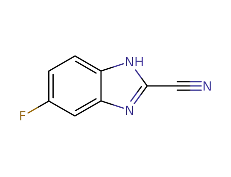 2-Benzimidazolecarbonitrile,5-fluoro-(8CI)
