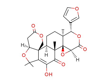 11H,13H-Oxireno[d]pyrano[4',3':3,3a]isobenzofuro[5,4-f][2]benzopyran-4,6,13(2H,5aH)-trione,8-(3-furanyl)-4a,8,8a,9,10,10a,14,14a-octahydro-3-hydroxy-2,2,4a,8a-tetramethyl-,(4aR,4bR,5aS,8S,8aS,10aR,10b
