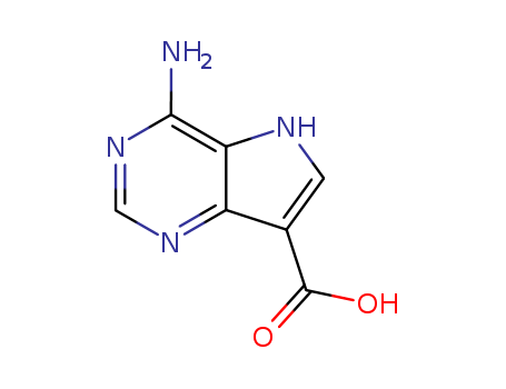 5H-Pyrrolo[3,2-d]pyrimidine-7-carboxylicacid, 4-amino- cas  2228-00-4