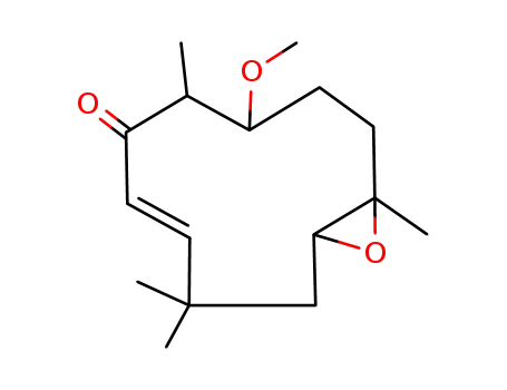 (E)-8-Methoxy-3,3,7,11-tetramethyl-12-oxa-bicyclo[9.1.0]dodec-4-en-6-one