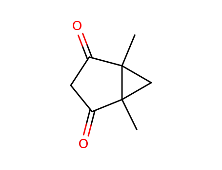 Molecular Structure of 29978-55-0 (1,5-dimethylbicyclo[3.1.0]hexane-2,4-dione)
