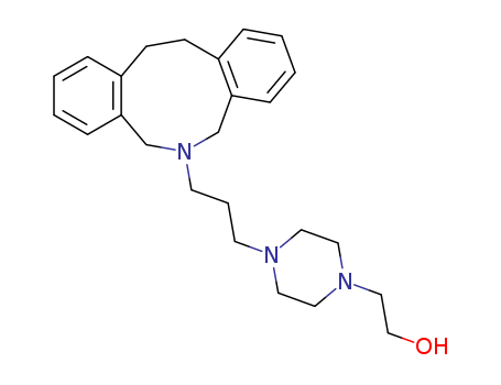1-Piperazineethanol,4-[3-(5,7,12,13-tetrahydro-6H-dibenz[c,g]azonin-6-yl)propyl]-