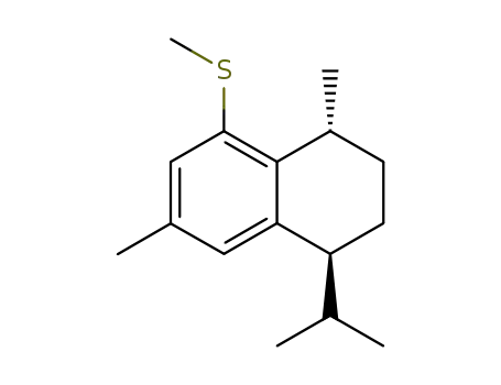 (1S,4R)-1-Isopropyl-4,7-dimethyl-5-methylsulfanyl-1,2,3,4-tetrahydro-naphthalene