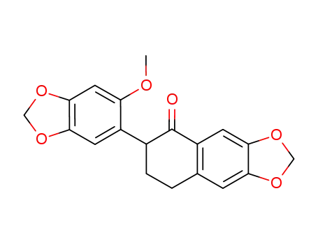2-(2-methoxy-4,5-methylenedioxyphenyl)-6,7-methylenedioxy-3,4-dihydronaphthalen-1(2H)-one