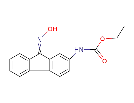 Molecular Structure of 22296-42-0 (ethyl [(9Z)-9-(hydroxyimino)-9H-fluoren-2-yl]carbamate)