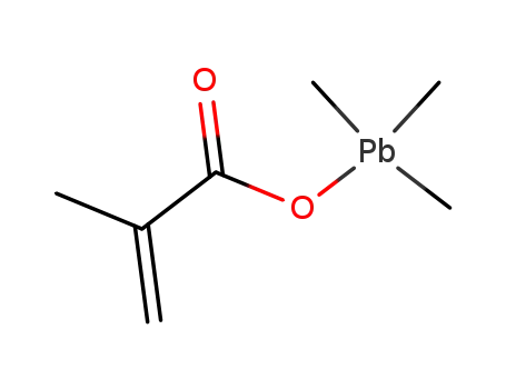 Molecular Structure of 22515-49-7 (2-methylprop-2-enoic acid - trimethylplumbanyl (1:1))