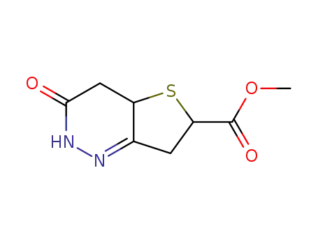 3-oxo-2,3,4,4a,6,7-hexahydro-thieno[3,2-<i>c</i>]pyridazine-6-carboxylic acid methyl ester