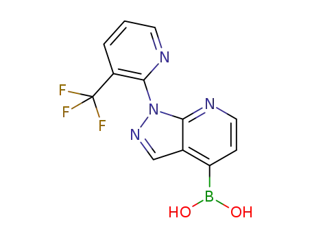 1-(3-(trifluoromethyl)pyridin-2-yl)-1H-pyrazolo[3,4-b]pyridin-4-ylboronic acid