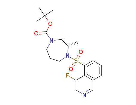 (S)-tert-butyl 4-[(4-fluoroisoquinolin-5-yl)sulfonyl]-3-methyl-1,4-diazepane-1-carboxylate