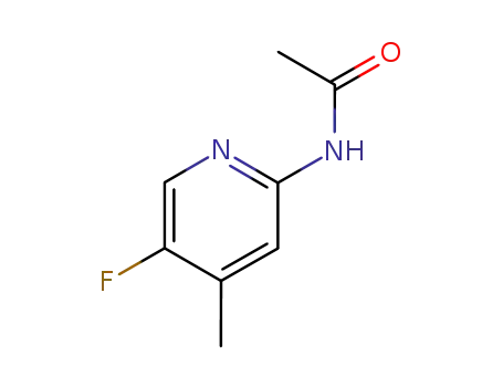 Molecular Structure of 475060-21-0 (2-ACETAMIDO-5-FLUORO-4-PICOLINE)