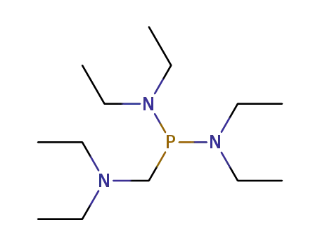 P-<(Diaethylamino)methyl>-N,N,N',N'-tetraaethylphosphoniumdiamid