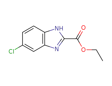 Molecular Structure of 30192-44-0 (5-CHLORO-1H-BENZOIMIDAZOLE-2-CARBOXYLIC ACID ETHYL ESTER)
