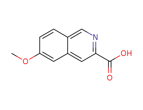 Molecular Structure of 224321-69-1 (6-methoxyisoquinoline-3-carboxylic acid)
