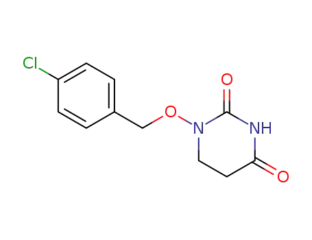 Molecular Structure of 30060-48-1 (1-[(4-chlorophenyl)methoxy]-1,3-diazinane-2,4-dione)