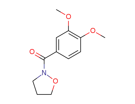 Molecular Structure of 30292-03-6 (2-(3,4-Dimethoxybenzoyl)isoxazolidine)