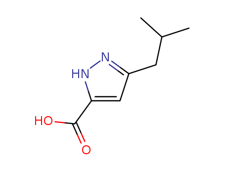 3-(2-Methlypropyl)-1H-pyrazole-5-carboxylic acid