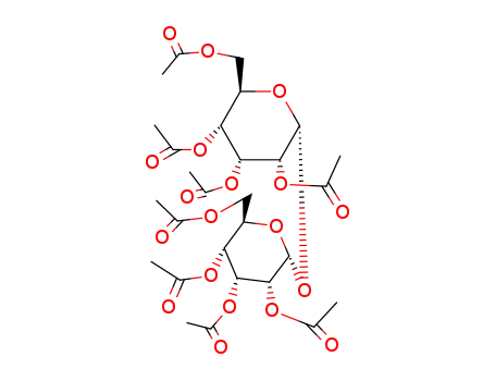 Molecular Structure of 22554-66-1 (ALPHA,BETA-TREHALOSE OCTAACETATE)