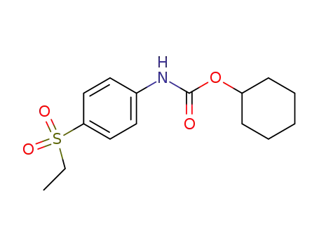 Molecular Structure of 30056-87-2 (cyclohexyl [4-(ethylsulfonyl)phenyl]carbamate)