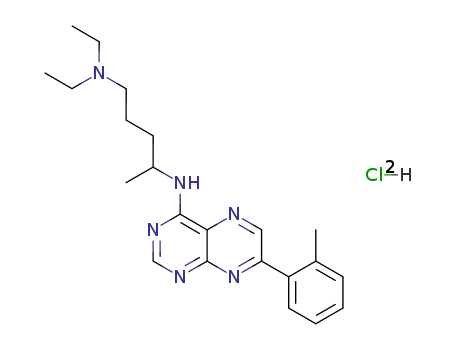 1,4-Pentanediamine,N1,N1-diethyl-N4-[7-(2-methylphenyl)-4-pteridinyl]-, hydrochloride (1:2) cas  30146-36-2