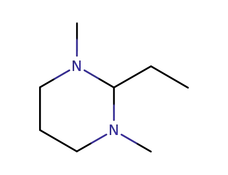 Molecular Structure of 22385-51-9 (2-ethyl-1,3-dimethylhexahydropyrimidine)