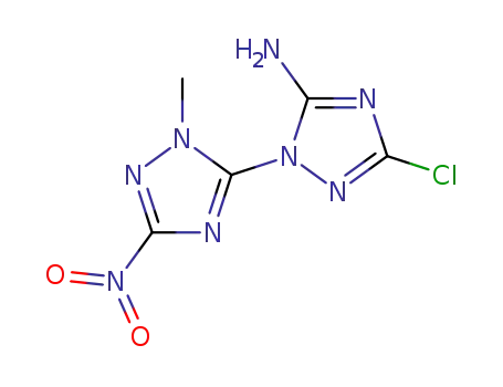 3-chloro-2'-methyl-5'-nitro-2'<i>H</i>-[1,3']bi[[1,2,4]triazolyl]-5-ylamine