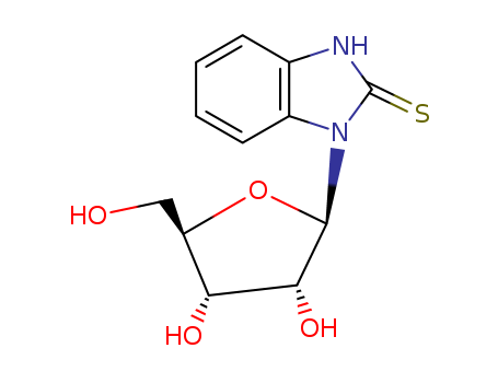 2H-Benzimidazole-2-thione,1,3-dihydro-1-b-D-ribofuranosyl- cas  22423-43-4