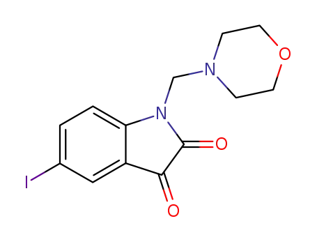 5-iodo-1-(morpholin-4-ylmethyl)-1H-indole-2,3-dione