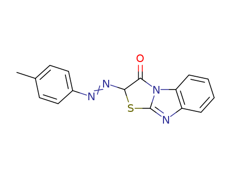 Thiazolo[3,2-a]benzimidazol-3(2H)-one,2-[2-(4-methylphenyl)diazenyl]-