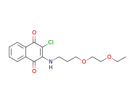 2-Chloro-3-[3-(2-ethoxyethoxy)propylamino]naphthalene-1,4-dione