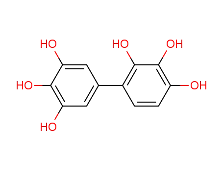 Molecular Structure of 301823-87-0 ([1,1-Biphenyl]-2,3,3,4,4,5-hexol(9CI))