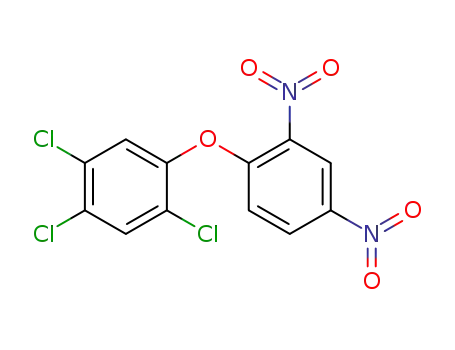 Molecular Structure of 22532-82-7 (1,2,4-trichloro-5-(2,4-dinitrophenoxy)benzene)