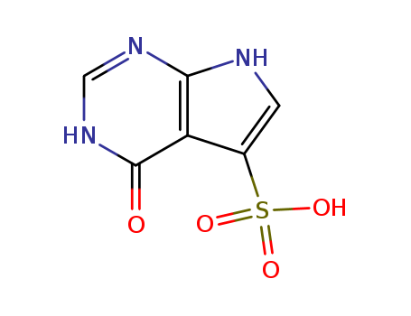 3H-Pyrrolo[2,3-d]pyrimidine-5-sulfonicacid, 4,7-dihydro-4-oxo- cas  22277-06-1