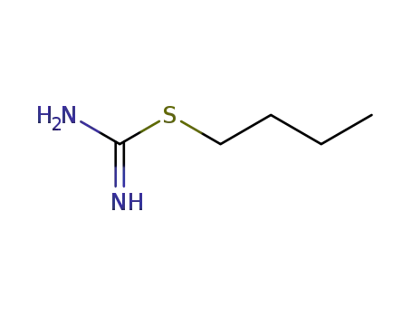 Molecular Structure of 2986-22-3 (S-n-butylisothiourea)