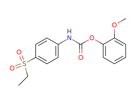 Molecular Structure of 30252-09-6 (2-methoxyphenyl [4-(ethylsulfonyl)phenyl]carbamate)