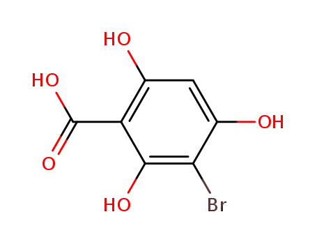 Molecular Structure of 30189-79-8 (3-broMo-2,4,6-trihydroxybenzoic acid)