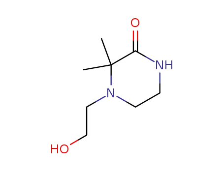 Piperazinone, 4-(2-hydroxyethyl)-3,3-dimethyl- (8CI,9CI)