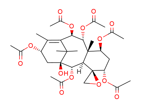 Spiro[6,10-methanobenzocyclodecene-4(6H),2'-oxirane]-1,3,5,6,8,11,12-heptol,1,2,3,4a,5,7,8,11,12,12a-decahydro-9,12a,13,13-tetramethyl-,1,3,5,8,11,12-hexaacetate, (1S,2'R,3S,4aR,5S,6S,8S,11R,12R,12aS)