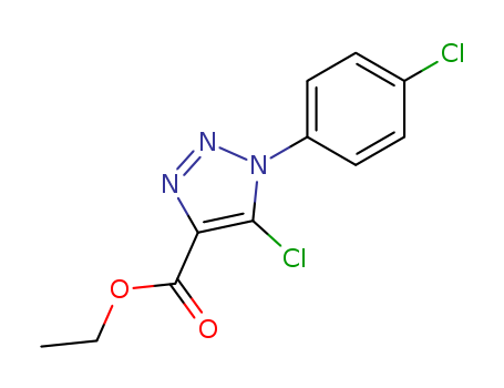 ETHYL5-CHLORO-1-(4-CHLOROPHENYL)-1H-1,2,3-TRIAZOLE-4-CARBOXYLATE