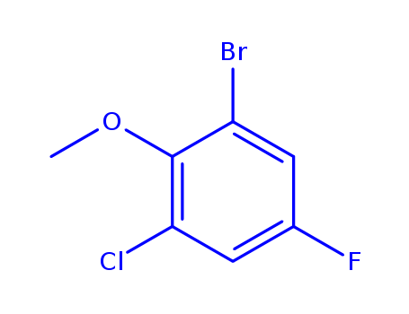 2-BROMO-6-CHLORO-4-FLUOROANISOLE cas no. 222712-93-8 98%